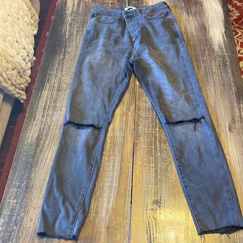 Women’s jeans faded black